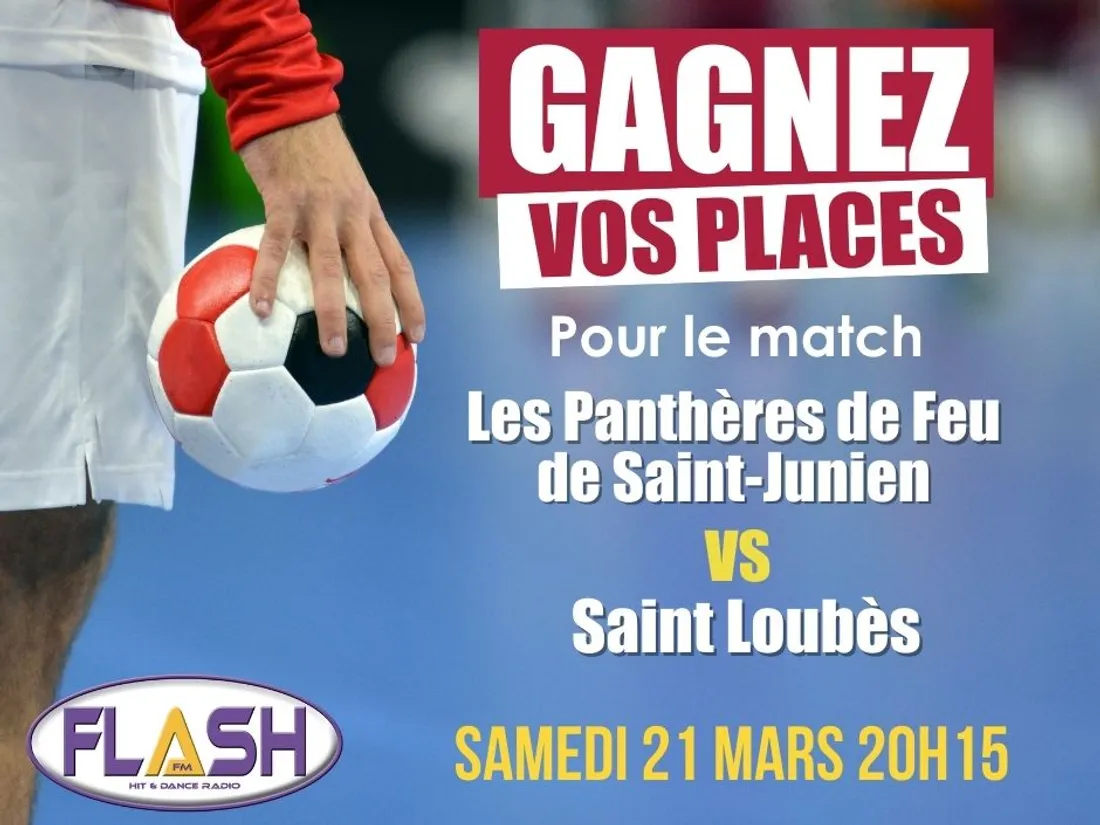 Gagnez vos places pour le match du ROC ASSJ HB 87 de Saint Junien contre Saint Loubès