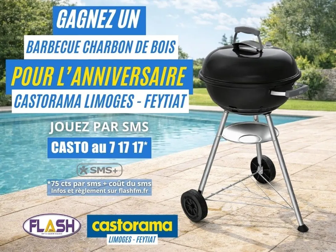 Gagnez votre barbecue charbon de bois Weber avec Flash FM et Castorama Limoges-Feytiat
