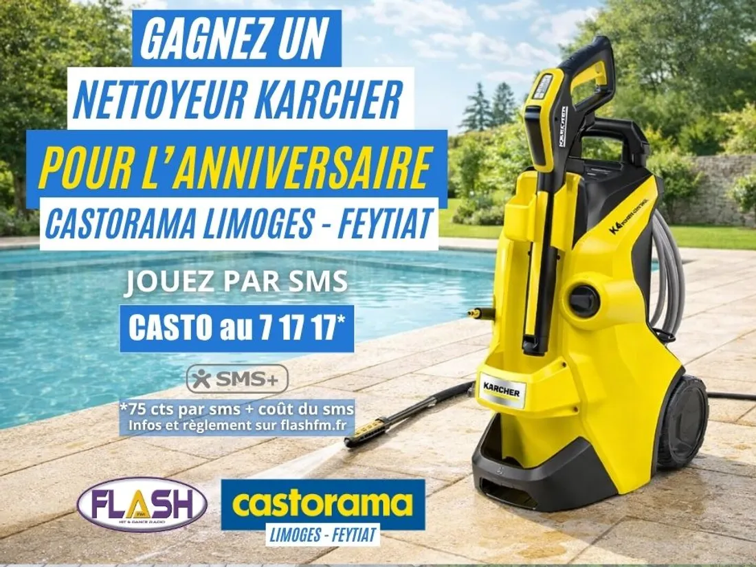 Gagnez votre nettoyeur haute pression Karcher avec Flash FM et Castorama Limoges-Feytiat