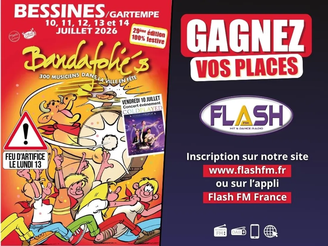 Gagnez vos invitations pour les Bandafolie's 2026 avec Flash FM