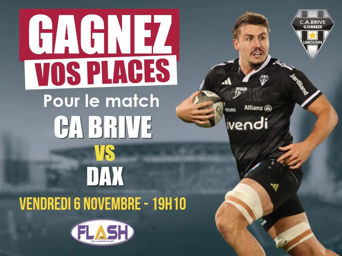 Gagnez vos places pour CA Brive – Dax avec Flash FM