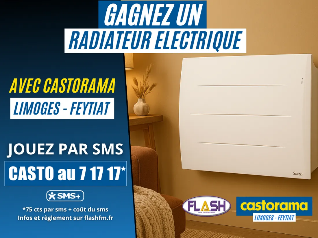 Gagnez un radiateur électrique avec Castorama Limoges Feytiat et Flash FM