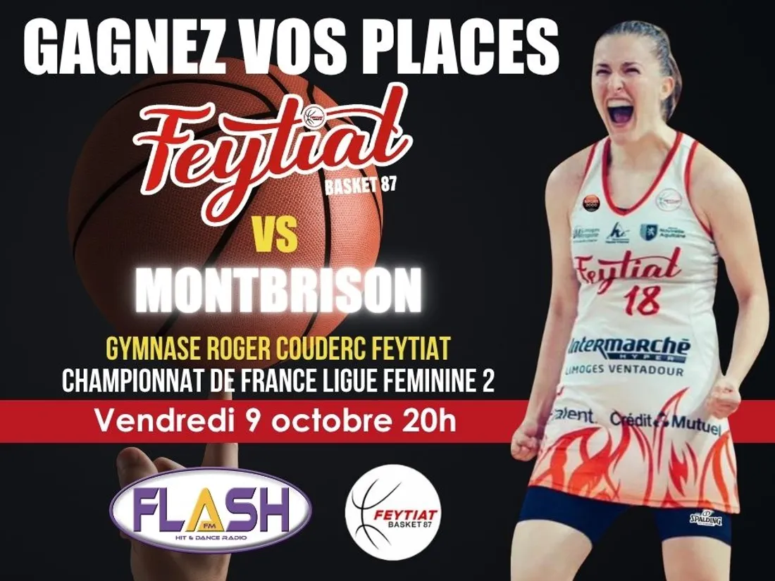 Gagnez vos places pour Feytiat Basket 87 – Montbrison avec Flash FM