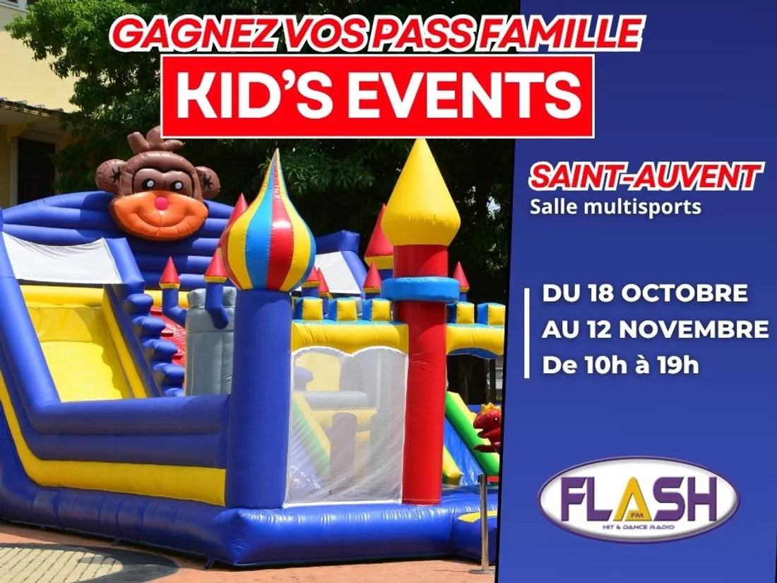 Gagnez vos pass famille pour le Kid's Events avec Flash FM 