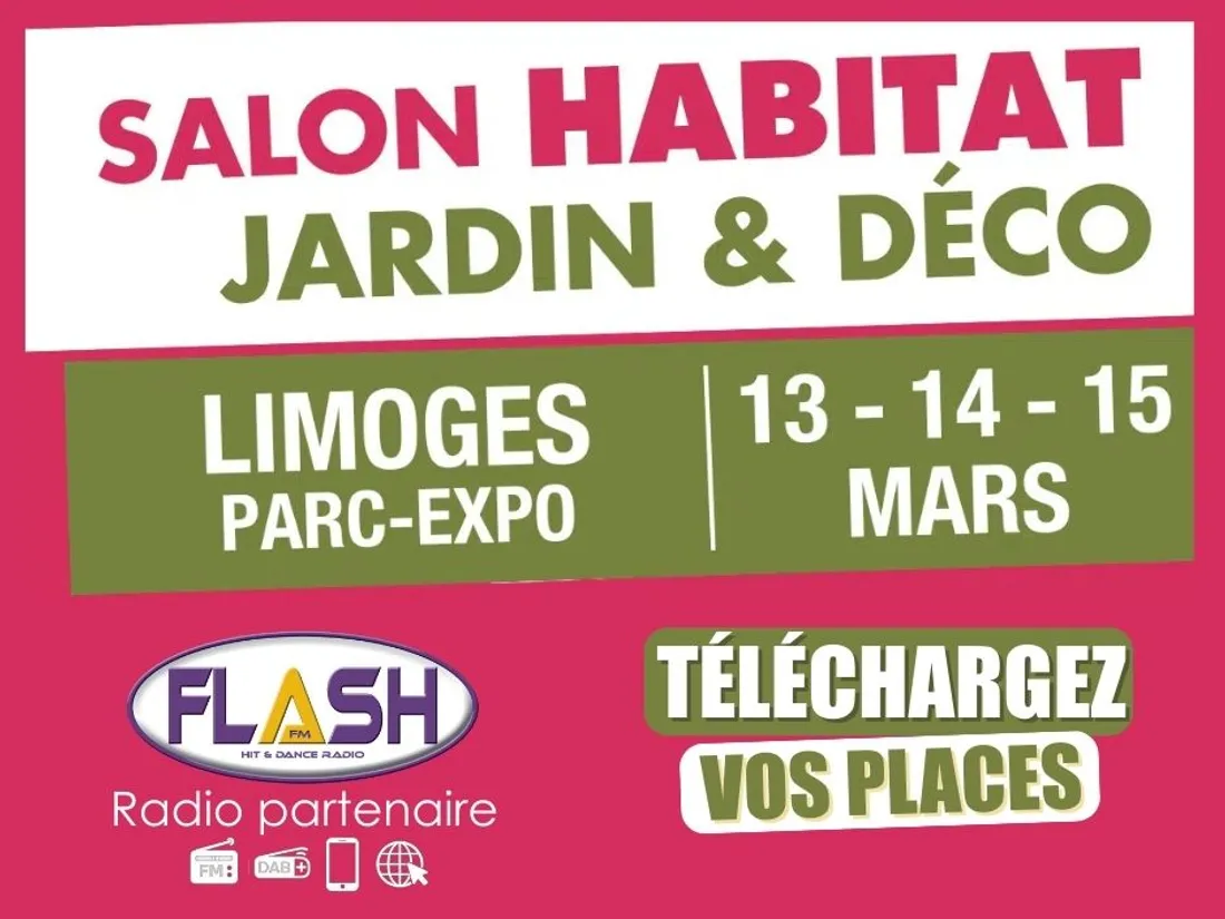 Salon de l'Habitat, jardin et déco du 13 au 15 mars 2026 au Parc des Expositions de Limoges