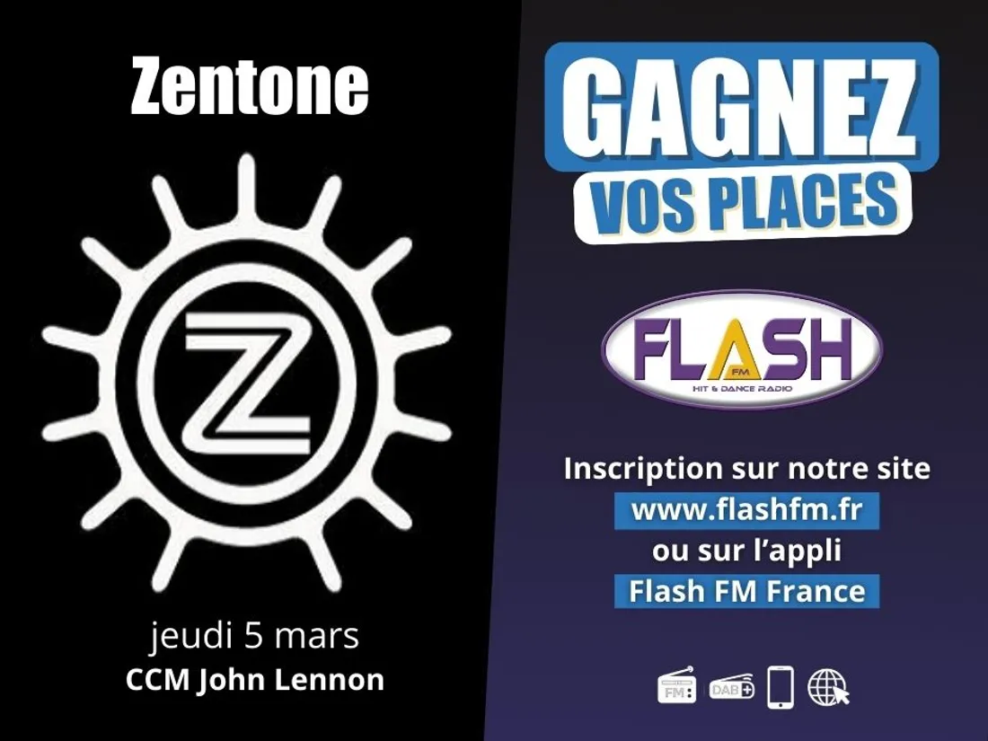 Gagnez vos places pour le concert de Zentone au CCM John Lennon à Limoges