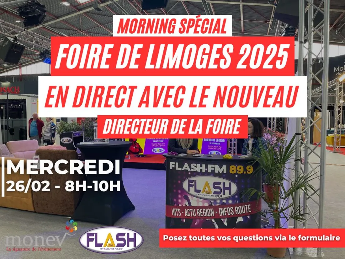 Morning de Flash FM spécial Foire Exposition de Limoges 2025 avec Alain Zyla