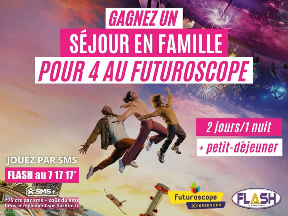 Gagnez votre séjour en famille pour 4 personnes au Futuroscope avec Flash FM