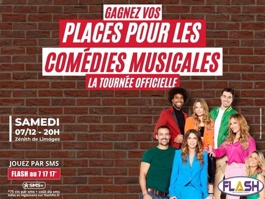 Gagnez vos places pour le spectacle des Comédies Musicales le 7 décembre 2024 avec Flash FM