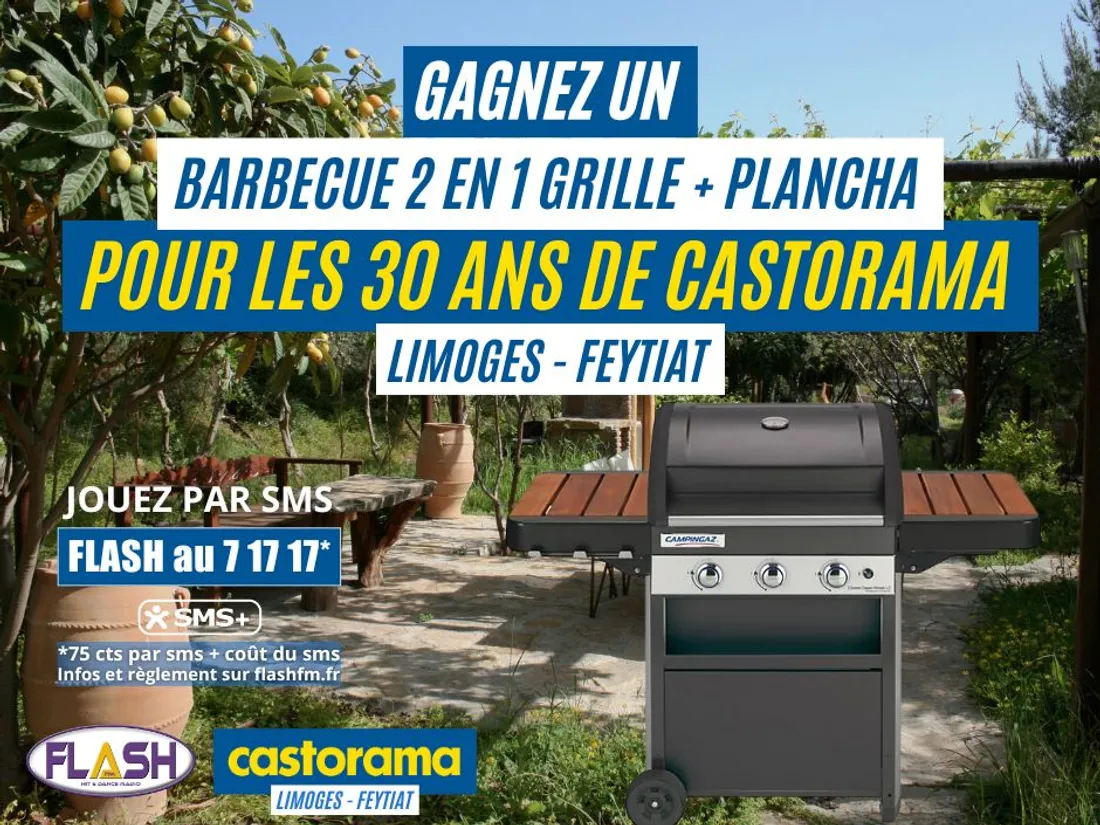 Gagnez votre barbecue avec Flash FM et Castorama Limoges-Feytiat