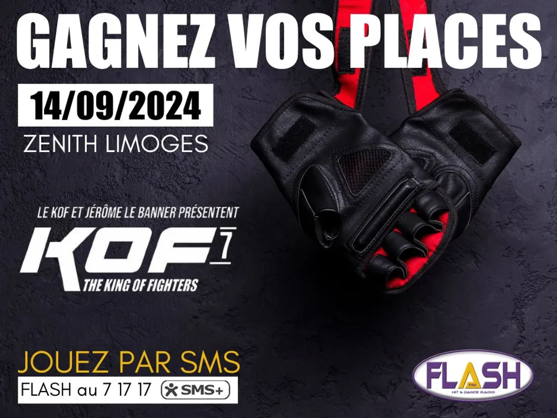Gagnez vos places pour le tournoi KOF MMA de Limoges avec Flash FM