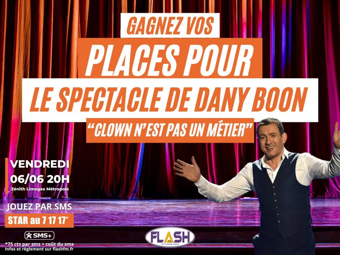 Gagnez vos places avec Flash FM pour le spectacle de Dany Boon