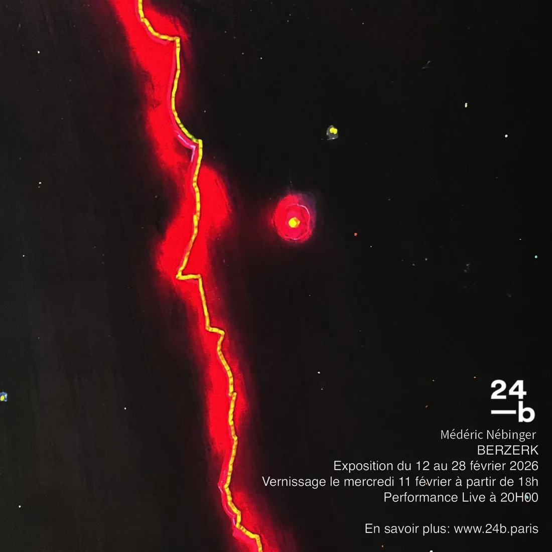 FG CHIC : BERZEK LA FOUDRE, la Galerie 24b présente Médéric Nebinger 