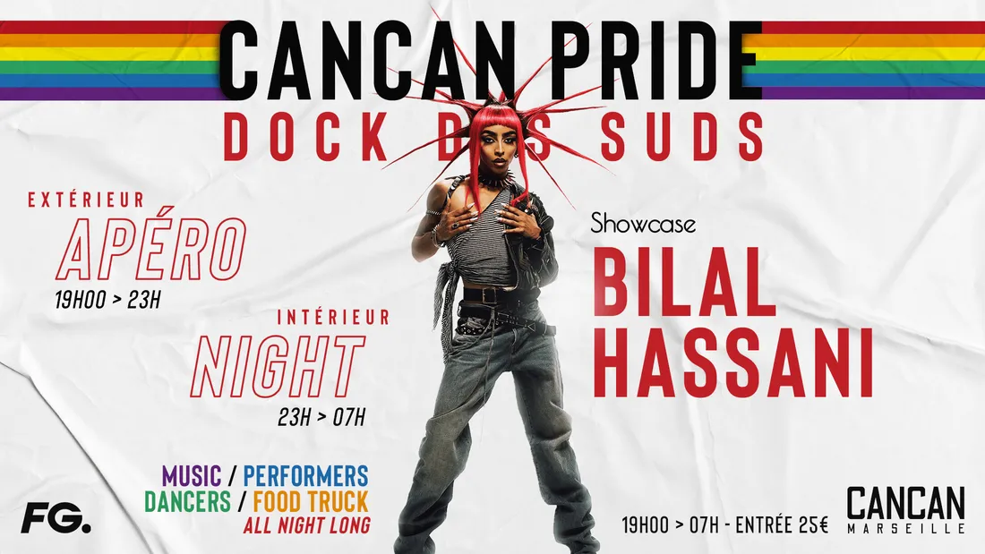 Gagne des places pour la soirée Cancan Marseille Pride