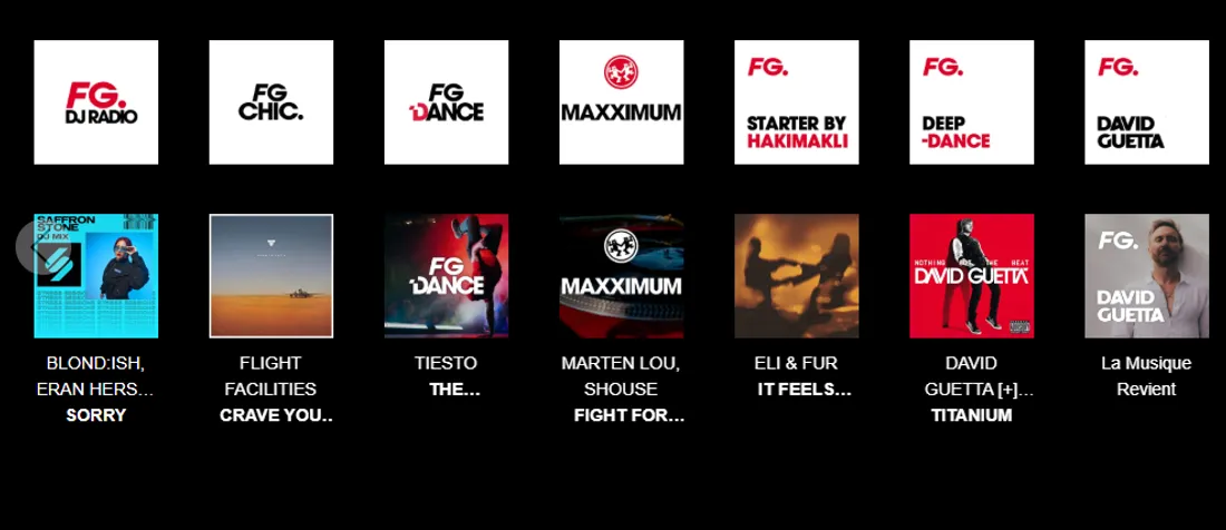 Plus de 50 radios FG !