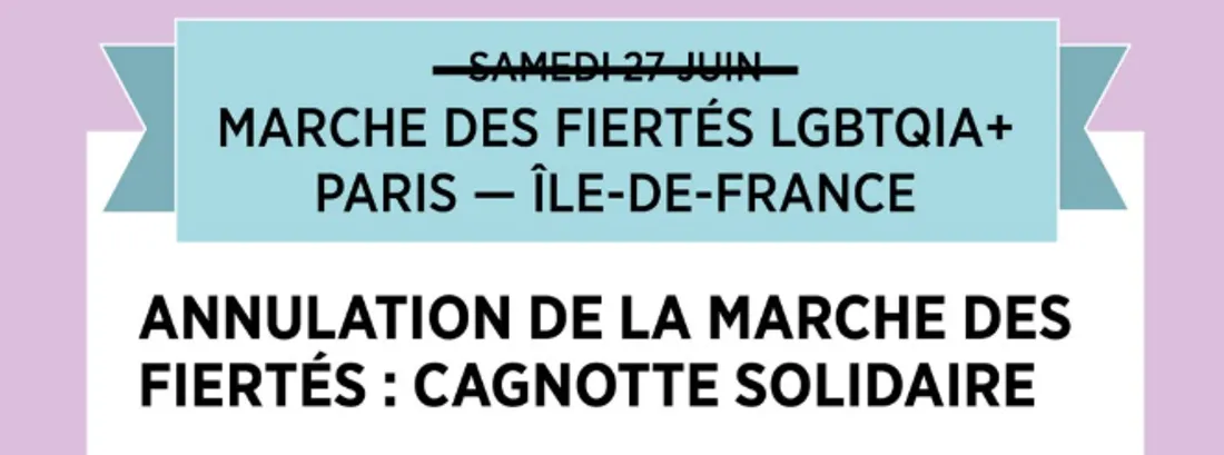 Marche des Fiertés 2026 - Cagnotte solidaire