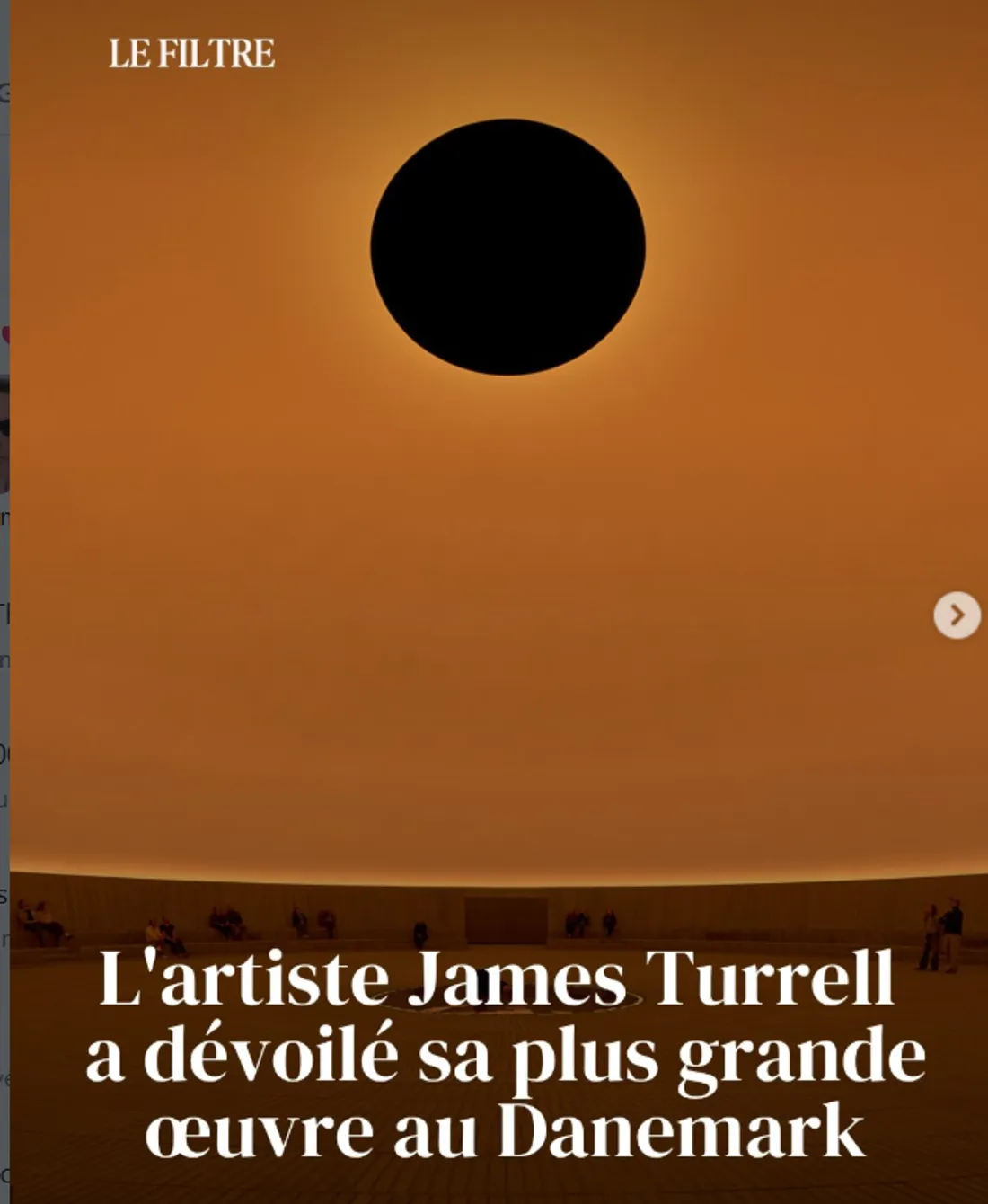  James Turrell repousse les limites de la perception avec le plus grand « Skyspace » jamais conçu 