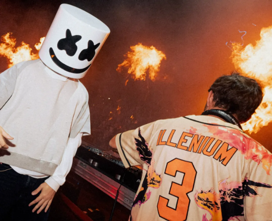  Marshmello, ILLENIUM - Close My Eyes (Feat. SACHA) 