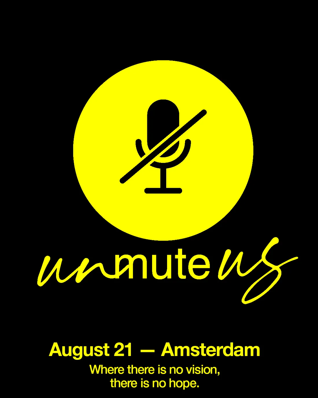 Mot d'ordre des manifestations : Unmute Us