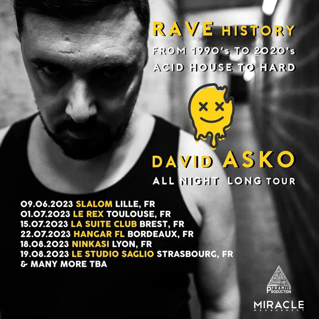 Gagne des places pour la tournée de David Asko Rave History