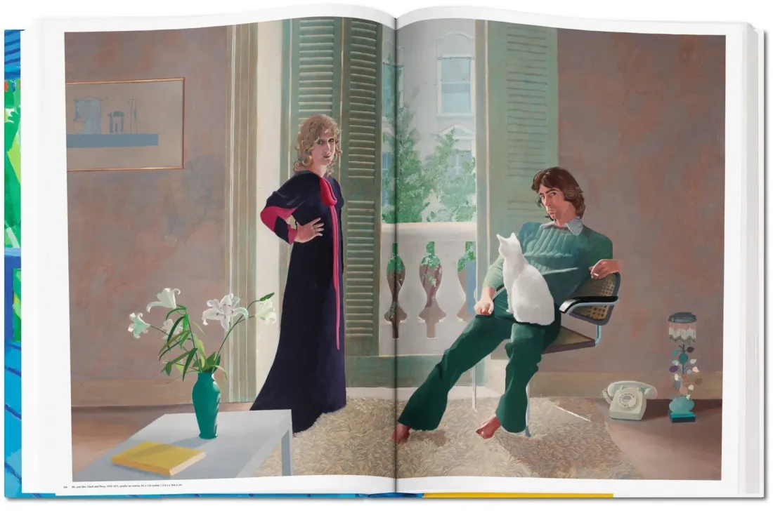 Mr and Mrs Clark and Percy, David Hockney, 1971