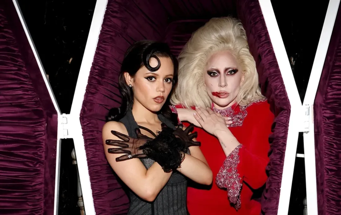 Getty Images / Jenna Ortega et Lady Gaga à l'événement TUDUM (Netflix), le 31 mai 2025