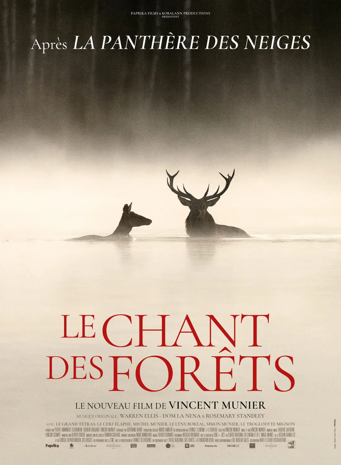 L'affiche du film documentaire "Le Chant des Forêts"