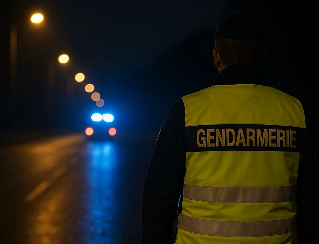 Un gendarme en intervention