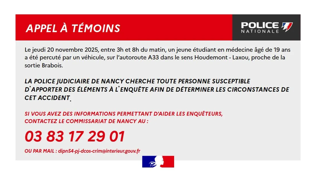 Appel à témoins 20-11-25