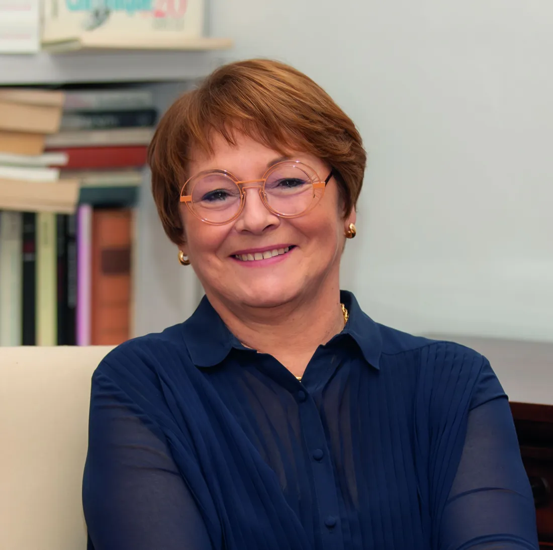 Catherine Paillard, tête de liste Avec vous, pour Lunéville