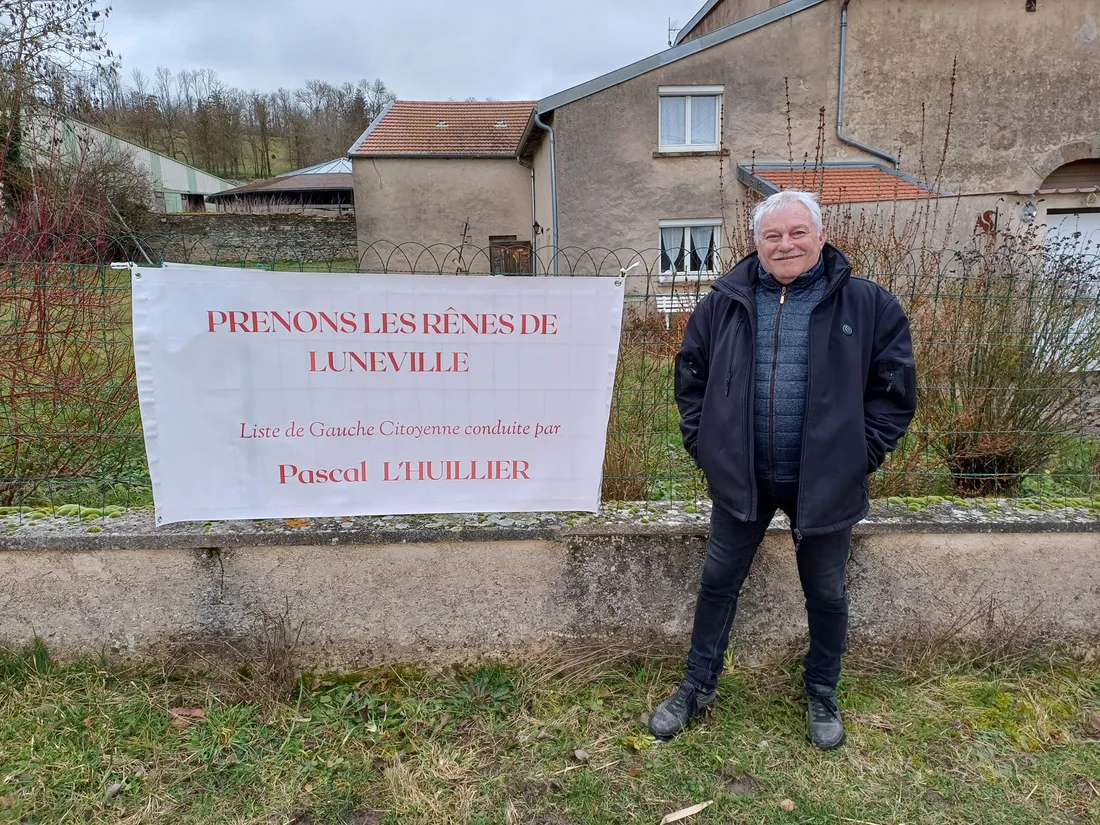 Pascal L'Huillier, tête de liste Prenons les rênes de Lunéville