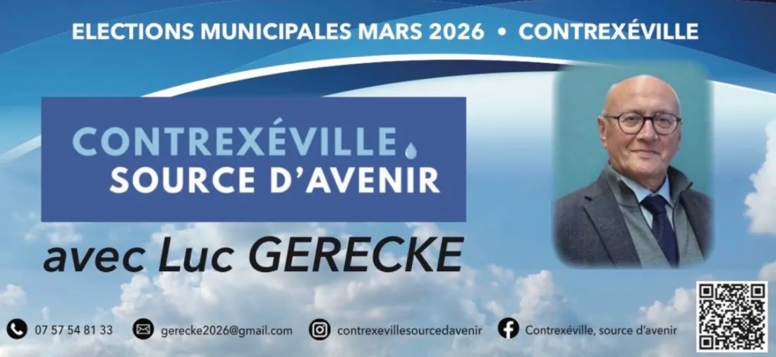 Luc Gerecke, tête de liste Contrexéville source d'avenir
