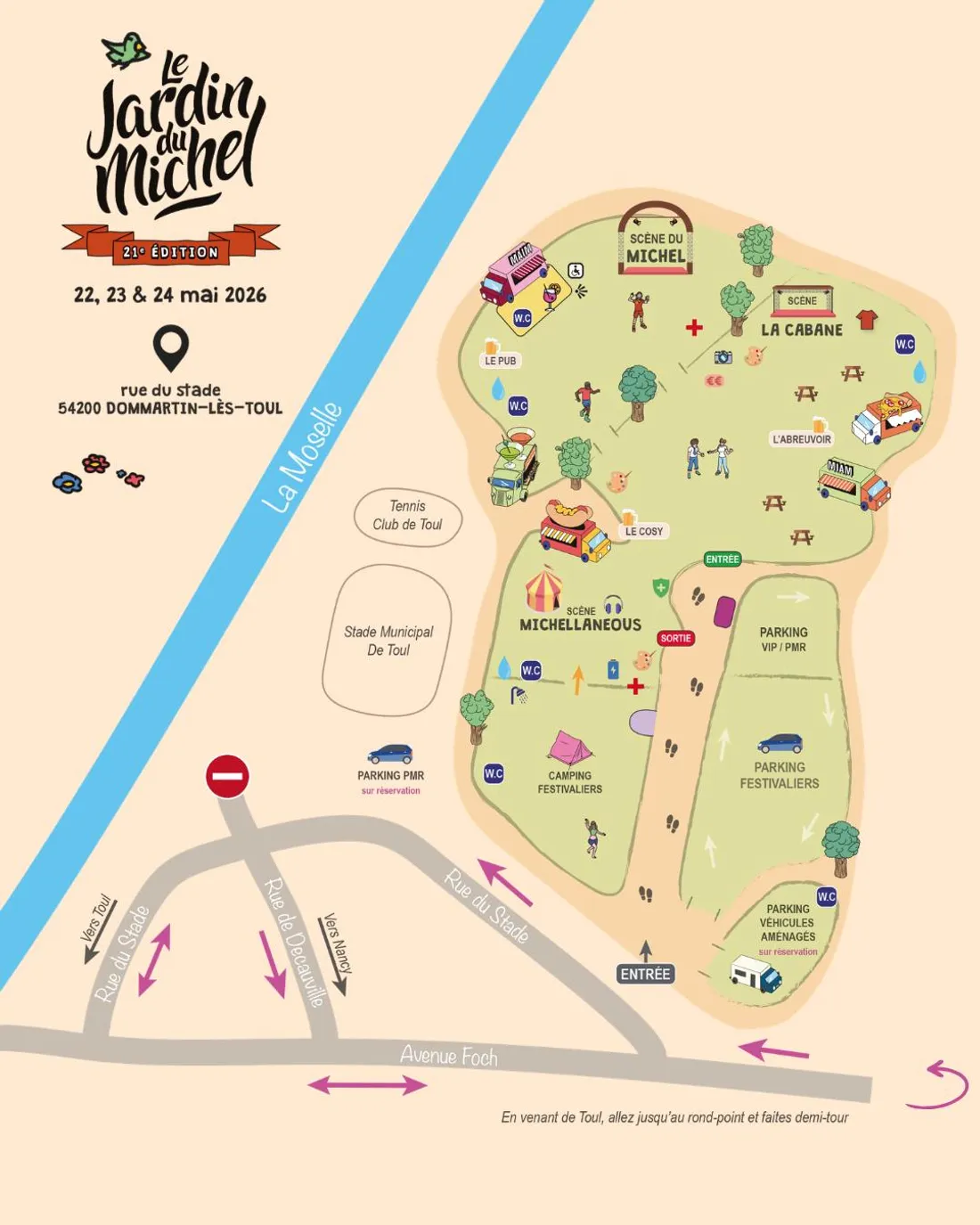Le plan du site 