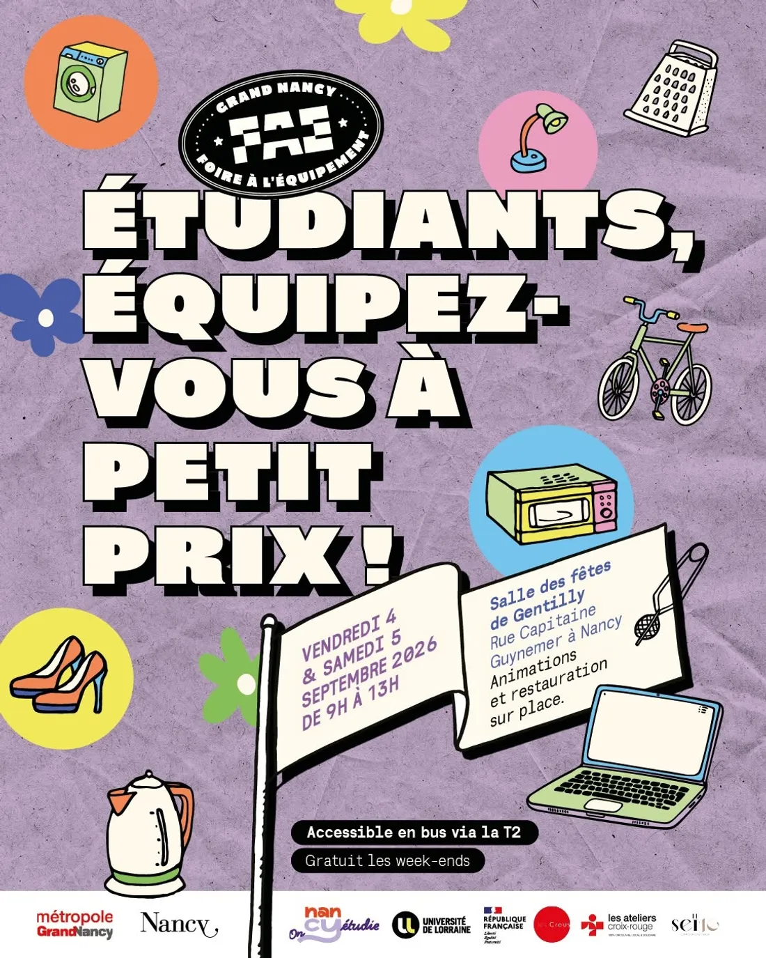 La Foire à l'équipement continue ce samedi de 9h à 13h. 