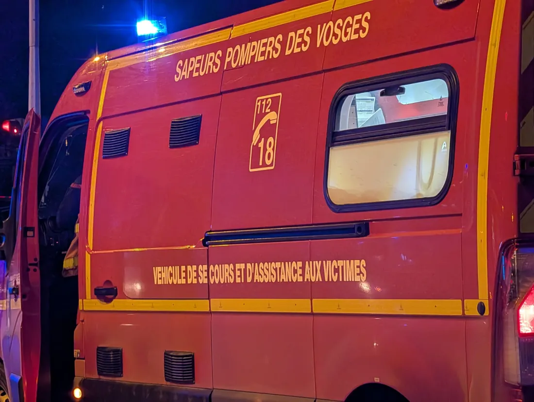 Les sapeurs-pompiers d'Épinal se sont rendus sur place