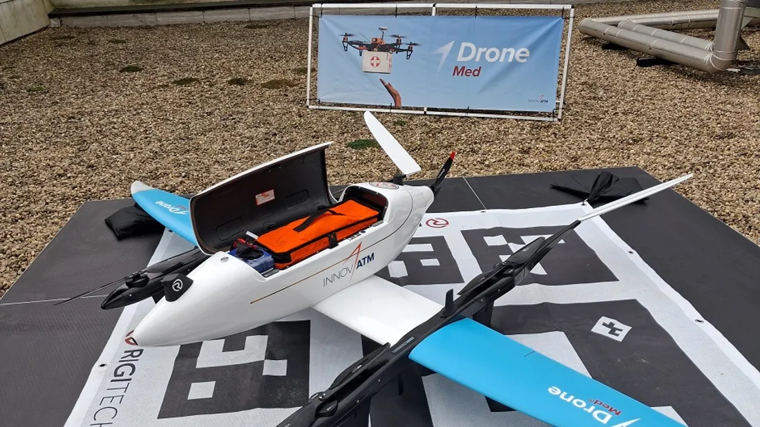 Le drone en test à Brabois