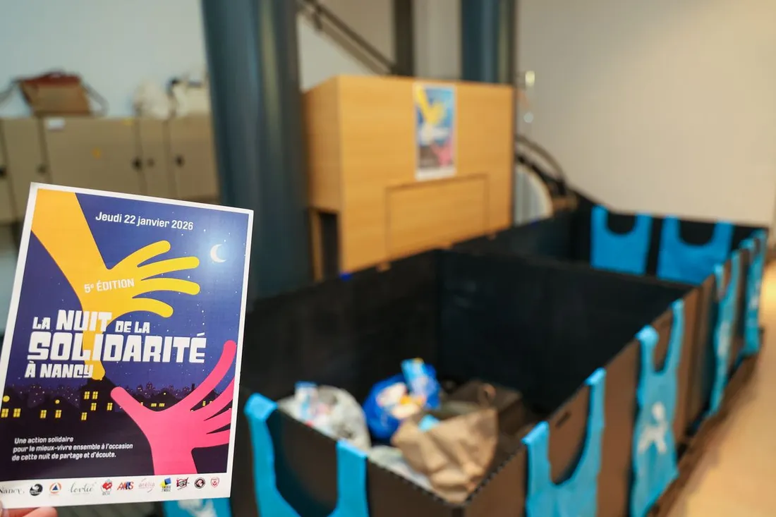 Collecte solidaire en cours à Nancy