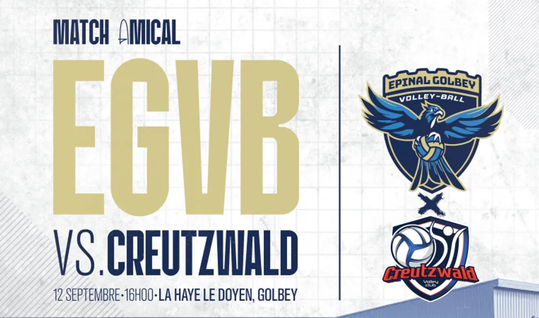 L'Epinal Golbey Volley-Ball va affronter ce samedi à 16h l'équipe de Creutzwald à Golbey