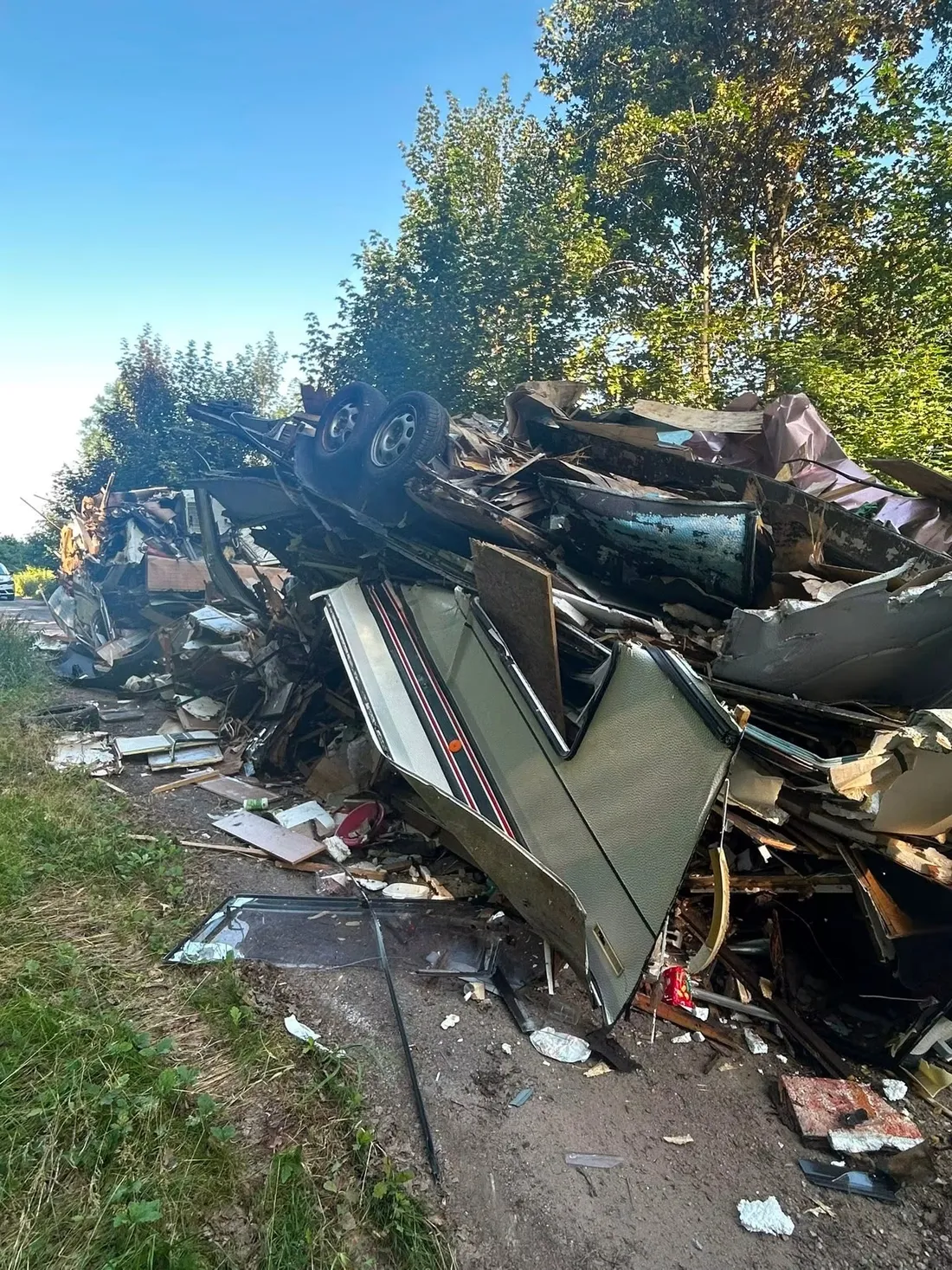 Image des déchets déposés 