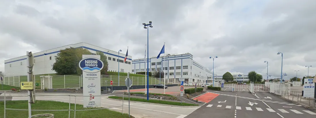 Un des deux sites vosgiens de Nestlé Waters