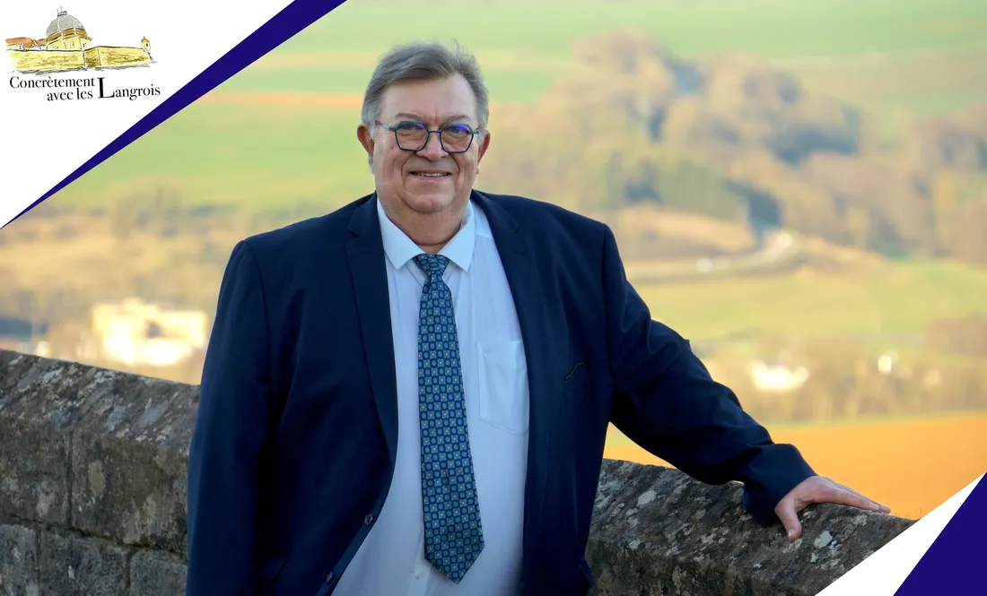 Paul Henry est le candidat tête de liste “Concrètement avec les Langrois”