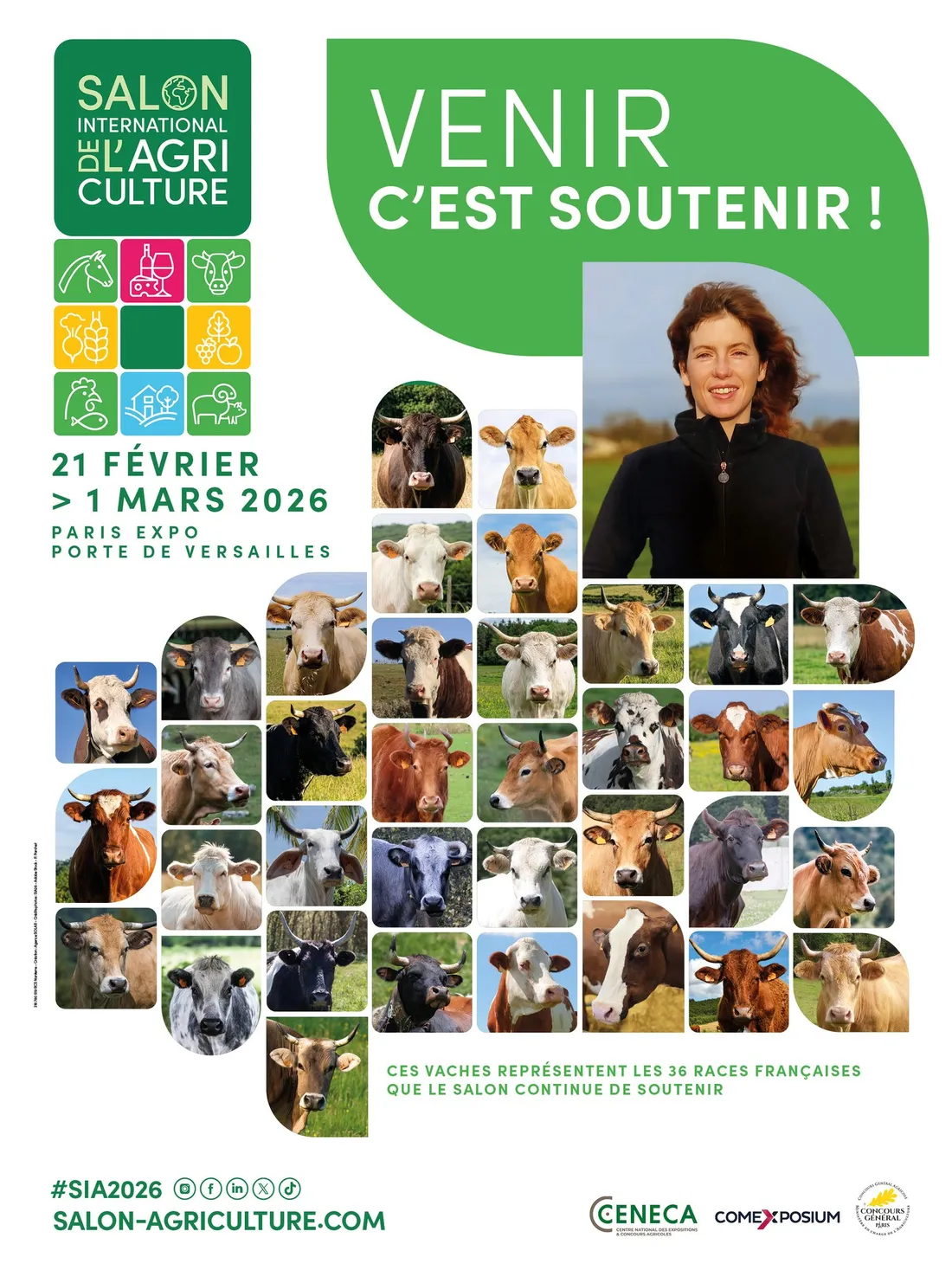 Affiche du salon de l'Agriculture 2026