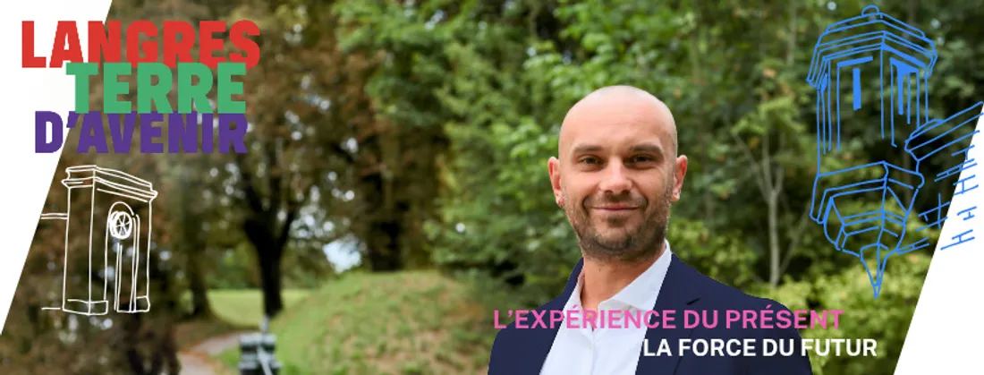 Benjamin Lambert est le candidat tête de liste "Langres terre d'avenir"