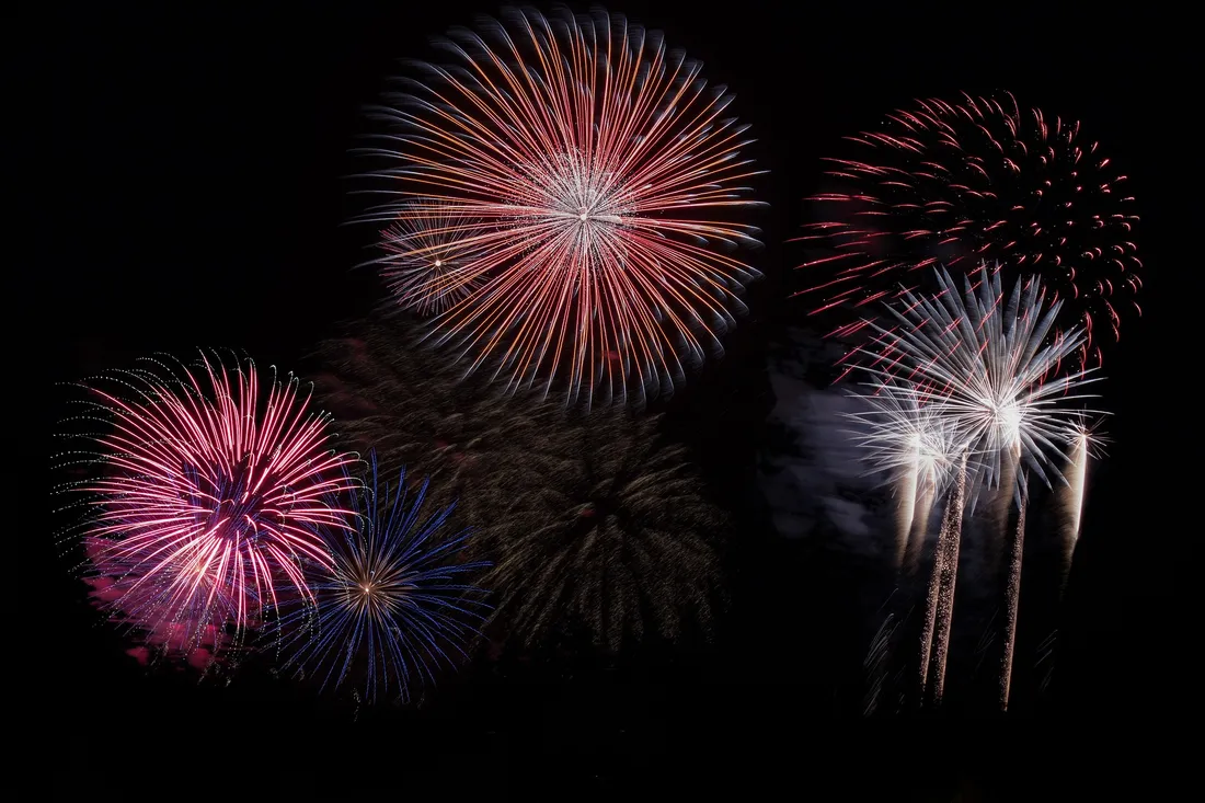 Plusieurs feu d'artifice