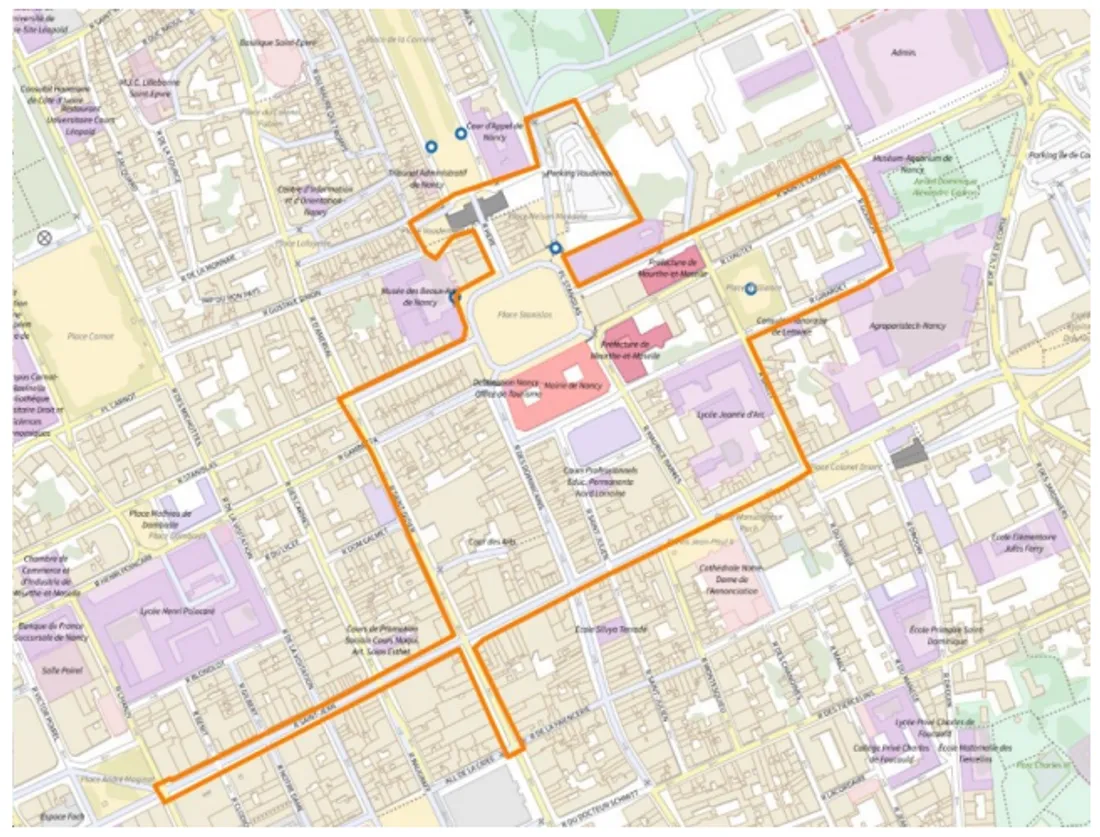 Les rassemblements sont interdits samedi dans un large périmètre du centre-ville de Nancy. 