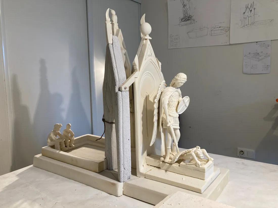 Maquette de la fontaine monumentale