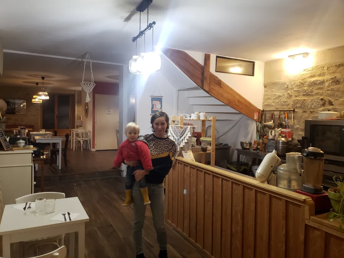 Chloé Dubocq, gérante du restaurant Olrun