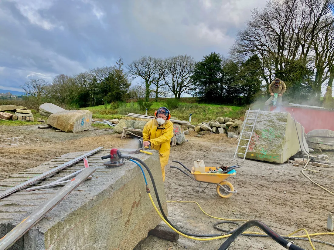 La construction de la fontaine monumentale se terminera à la fin de l'année 2024