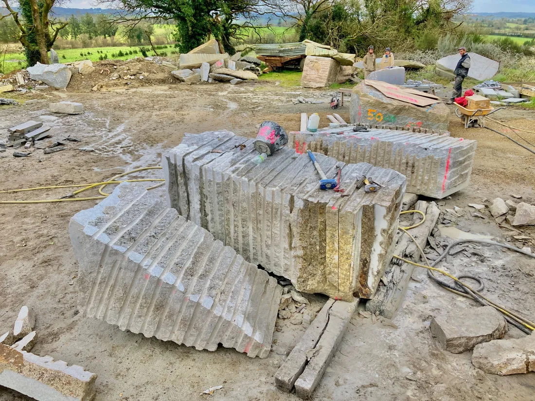 La construction a commencé