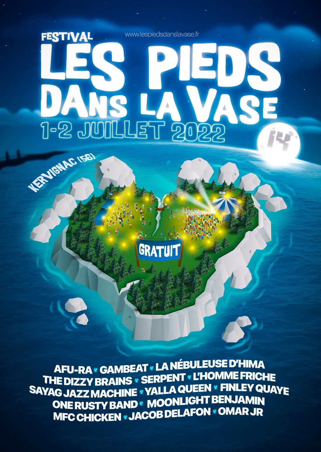 Les entrées sont toujours gratuites pour la 14ème édition du festival. 